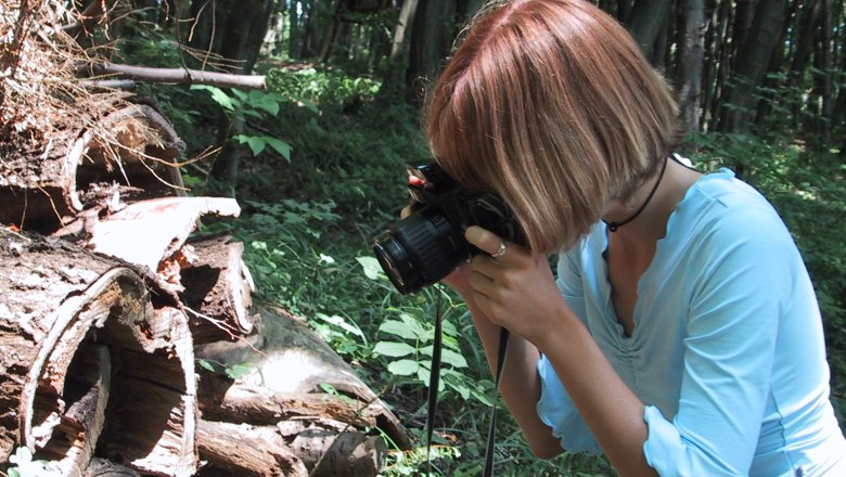 Young researcher at work, © Naturpark Purkersdorf