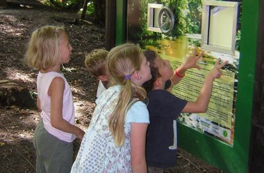 Water station at the nature trail