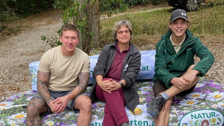 Teamwork im Naturpark (Sept. 2023), © Naturpark Purkersdorf