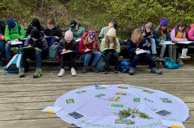 &quot;Wald ist Klasse&quot; in spring, © Naturpark Purkersdorf