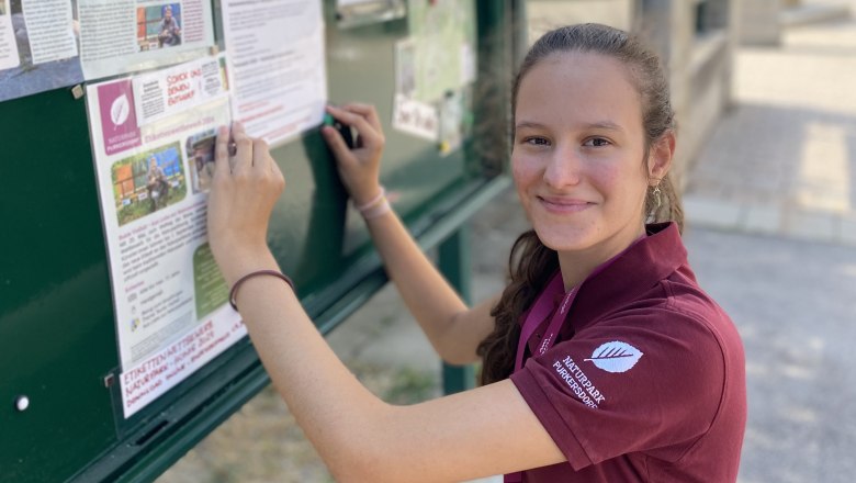 Hannah Fuchs (Freiwilliges Umweltjahr 2024/25) , © Naturpark Purkersdorf/G.Orosel